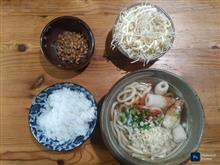 うどんだけ晩ご飯・・・