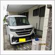 梅雨前にスペーシア洗車