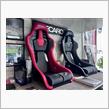 “RECARO RSS UT”の展示開始！高品質なウルトラスエードと耐久性のあるアーティフィシャルレザーの絶妙なコンビネーションが素敵。レザーの発色の良さ、ウルトラスエードの手触りの良さも秀逸です。の画像