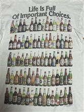 90s FURUIT OF THE LOOM Beer Is Life BORO Tシャツ