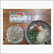 平日は必ず麺類・・・　ちくわ天かすねぎうどん。の画像