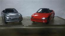 日本製トミカ HONDA BEAT ２色並べました（再）