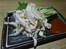 蒸し鶏辛酢味噌