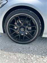 W205のホイールバランス調整