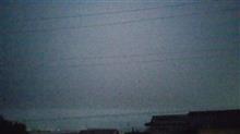 昨夜の雷雨