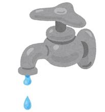 水道のパイプと水栓コマの交換