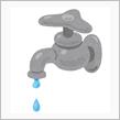 水道のパイプと水栓コマの交換