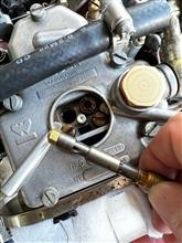 Weber DCOEセッティング　メインジェットとエアージェット拡径　＠スーパーセブン