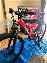 暑いから軽いMTBは楽です