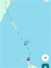 津軽海峡通過中