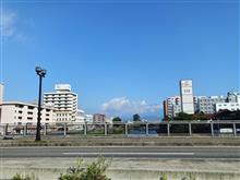 今日の岩手山と気温36℃予想