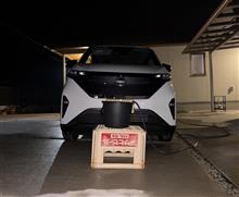 夜中に洗車