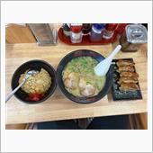 豚骨ラーメン星一つ、焼きめし ...
