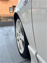 車検に向け転がしタイヤに履き替え