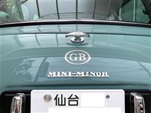 MINI1000 ＧＢクロームバッジ ステッカー貼付け〈340〉