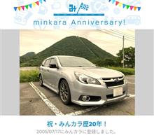 祝・みんカラ歴20年！