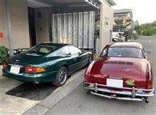 アストン君の車検進捗のぞき見