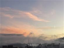 曇り☁️後晴れ☀️