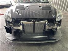 Ｒ３５ エンジンオイルクーラーダクト製作！