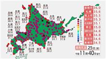 30℃越えました（笑）。