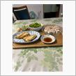 シュウマイの晩御飯