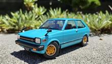 【プラモデル】ハセガワ KP61スターレット完成 【プラモデル】ハセガワ KP61スターレット完成