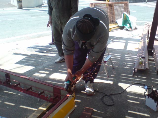 看板の解体