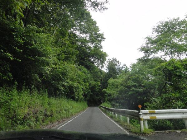 祖谷渓谷へ抜ける県道３２号線