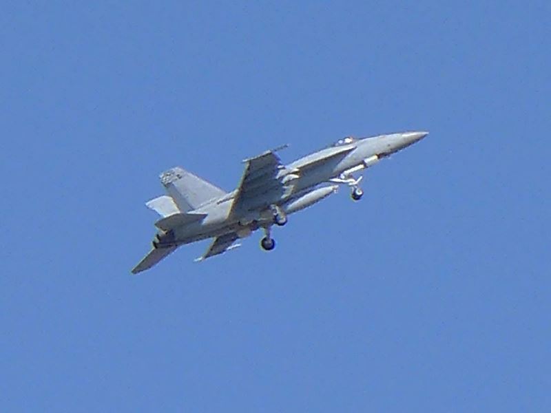 第５空母航空団（ＣＶＷ－５）所属Ｆ／Ａ－１８Ｅスーパーホーネット