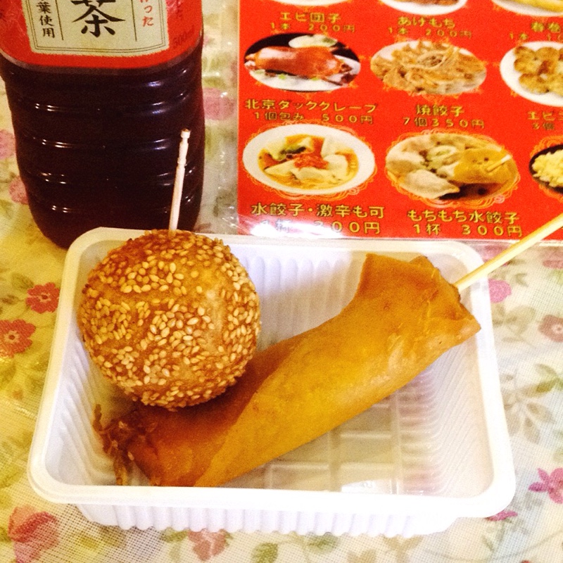 南京町 青年華人工場 ゴマ団子&春巻