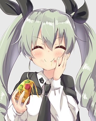 ガールズ&パンツァー アンチョビ ピザ