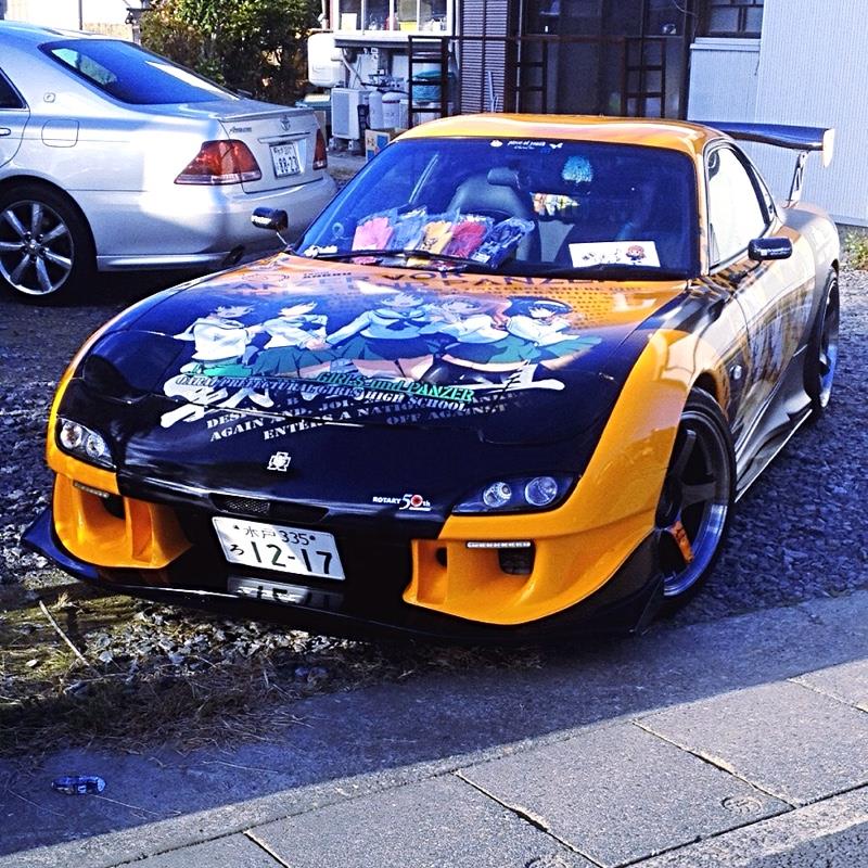 大洗あんこう祭り FD3S(RX-7)あんこうチーム 痛車