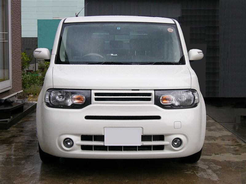 キューブ カスタムグリル 日産純正部品 パーツ オプション
