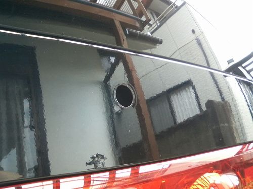 リヤワイパー取り外し（三菱 デリカD:5・CV1W/CV2W/CV4W/CV5W