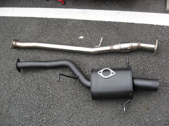 スバル インプレッサ GC8 社外マフラー メーカー不明 流用に