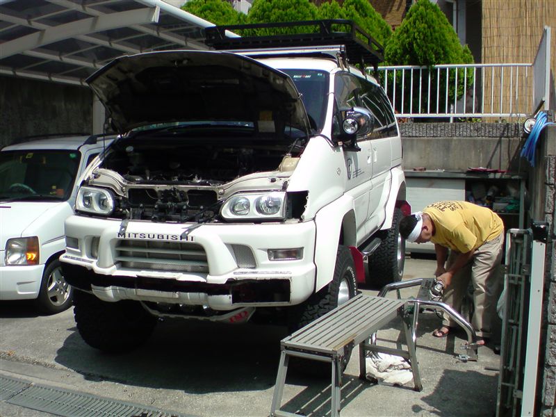 デリカスペースギア 他車流用フロントガード改 By Banzai Yarou みんカラ