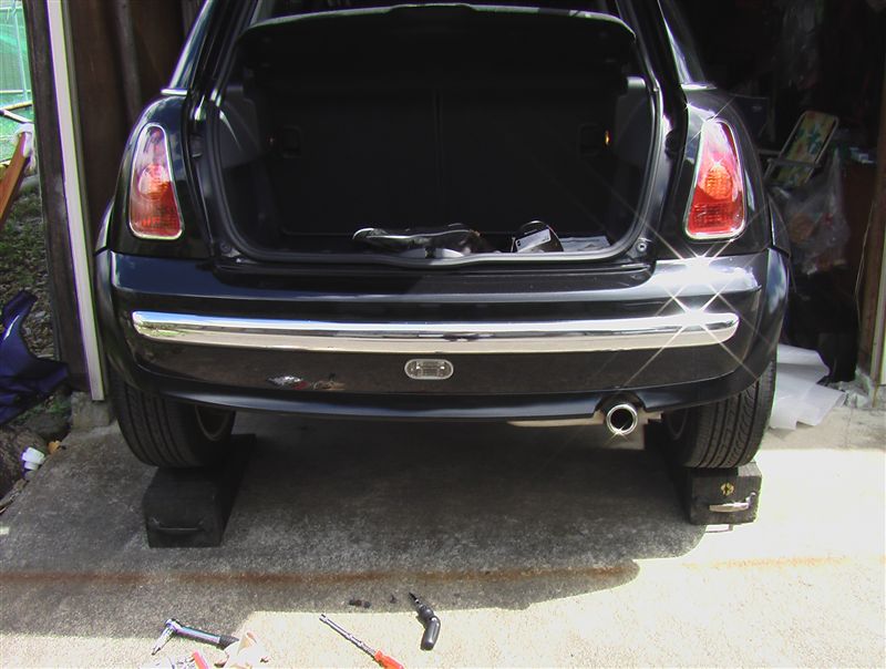 S-TECH R53 MINI COOPER-S用マフラー装着(ミニ MINI)by S-TECH R53 MINI COOPER-S用マフラー装着(ミニ MINI)by