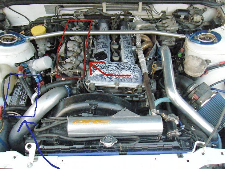 S13 インジェクター交換(。・A・´∩はい その1（日産 シルビア