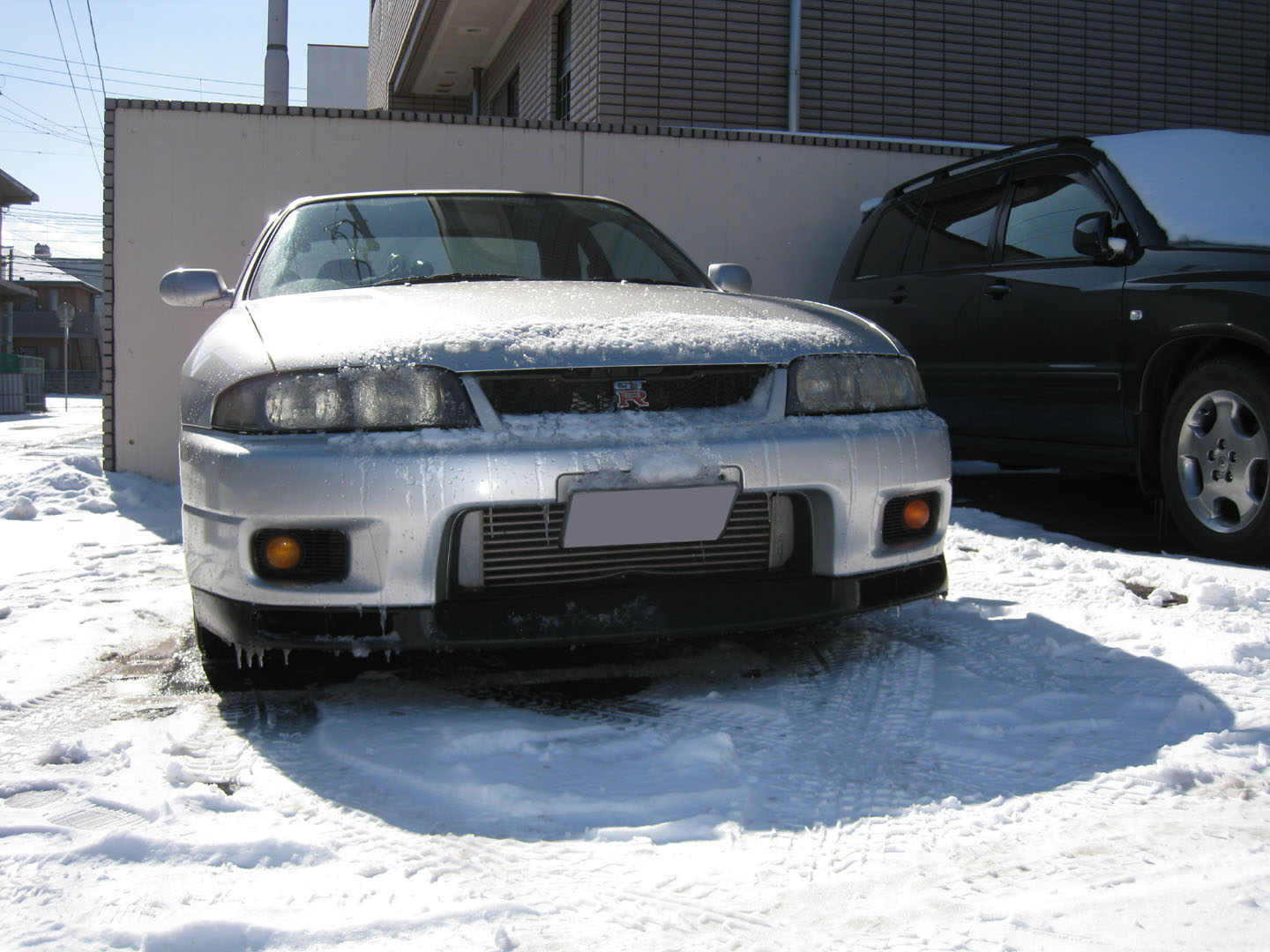 日産スカイラインR33前期 フォグランプ付フロントウインカー