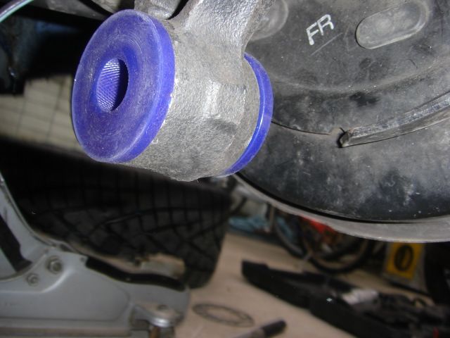 リア ナックルブッシュ交換（スバル インプレッサ WRX STI・GDB