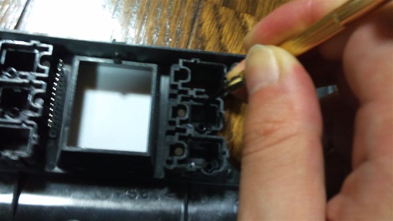 エアコン液晶反転(やり直し)とLED再打ち替え①（日産 セレナ