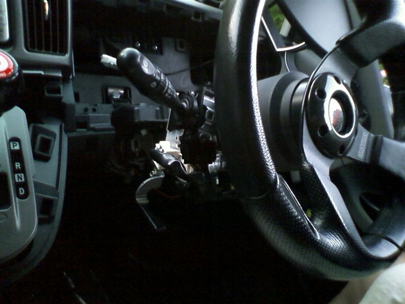 ステアリング位置をさらに下げる加工(ダイハツ ソニカ・L405S/415S