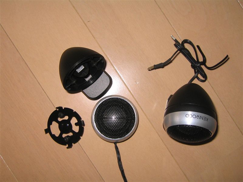 KENWOOD KFC-VS17 ツィーター取り付け（マツダ MPV・LY）by