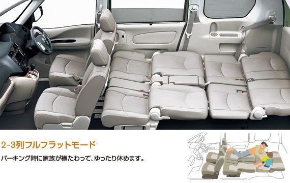 シートフラットマット 日産 セレナ C25 - アウトドア 車中泊