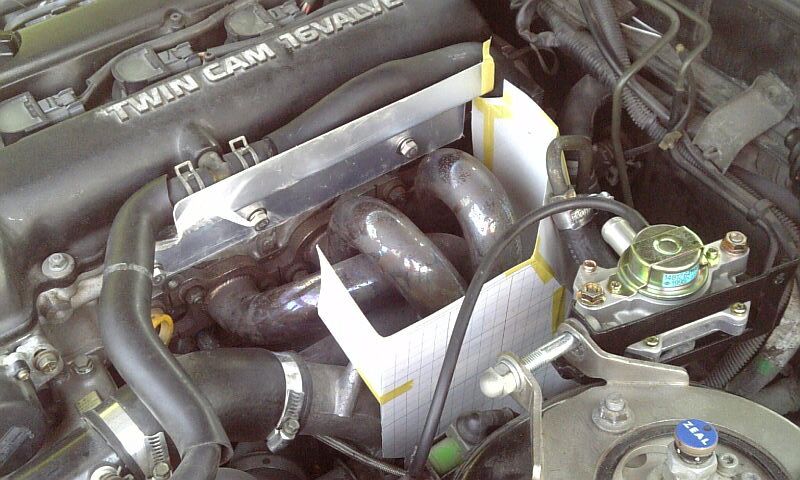 エキマニ遮熱板製作。（日産 180SX・RS13/KRS13型）by alpha-m66