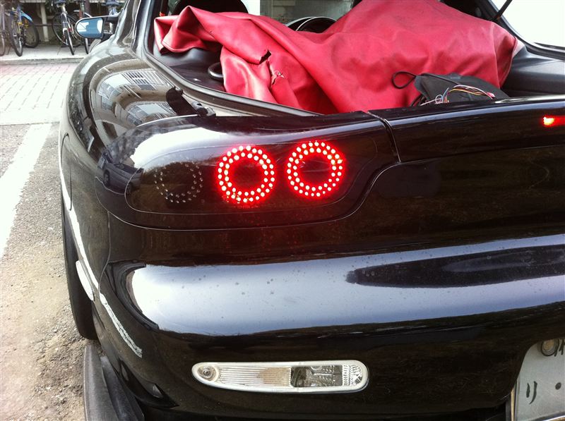 FD3S テールLED化 ⑤テールランプ外し→LEDテール装着編