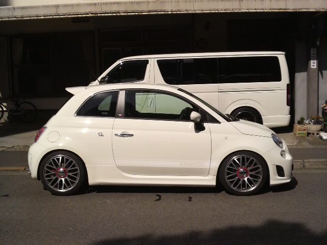 Kw車高調取り付け フィアット アバルト 500 ハッチバック By きよman みんカラ