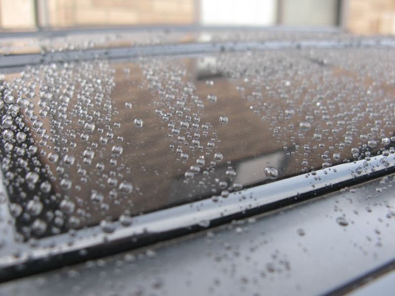 洗車前 撥水状態
