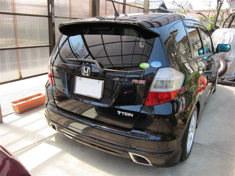 RS純正テールゲートスポイラー取付(ホンダ フィット・GE系)by RS純正テールゲートスポイラー取付(ホンダ フィット・GE系)by