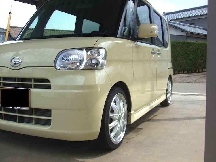 現状販売 L375SタントカスタムRS 約30mmダウン流用ストラット